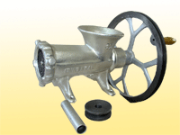 Hand operated-motor run meat mincer