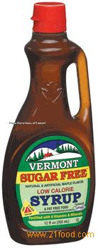 Vermont Sugar Free Syrup