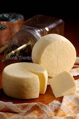 Caciotta Rustega Monti Trentini cheese