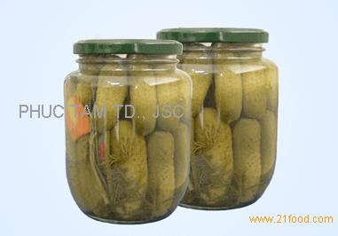 Vietnam pickled cucumbers canned pineapple and mushroom