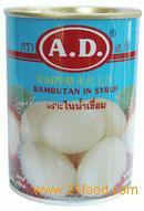 Canned RAMBUTANS IN SYRUP