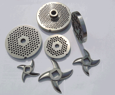  meat  grinder plates and knives