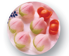 PEACH SHAPE BUN